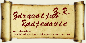 Zdravoljub Rađenović vizit kartica